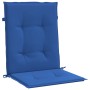 Cojín silla jardín respaldo bajo 6 uds tela Oxford azul en Decoración | Comprar online en Foru.es
