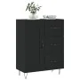Aparador de madera de ingeniería negro 69,5x34x90 cm de vidaXL, Aparadores - Ref: Foro24-830253, Precio: 92,01 €, Descuento: %