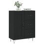 Aparador de madera de ingeniería negro 69,5x34x90 cm de vidaXL, Aparadores - Ref: Foro24-830253, Precio: 93,22 €, Descuento: %