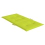 Cojín silla jardín respaldo bajo 4 uds tela Oxford verde claro en Decoración | Comprar online en Foru.es