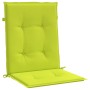 Cojín silla jardín respaldo bajo 6 uds tela Oxford verde claro en Decoración | Comprar online en Foru.es