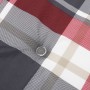 Cojín silla de jardín respaldo bajo 2 uds tela a cuadros rojo en Decoración | Comprar online en Foru.es