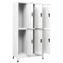 Taquilla de acero blanco 90x45x180 cm de vidaXL, Taquillas y armarios de almacenamiento - Ref: Foro24-339796, Precio: 357,49 ...