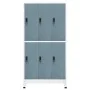 Light gray and dark gray steel locker 90x45x180 cm by vidaXL, Lockers and storage cabinets - Ref: Foro24-339803, Price: 357,2...