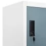 Light gray and dark gray steel locker 90x45x180 cm by vidaXL, Lockers and storage cabinets - Ref: Foro24-339803, Price: 357,2...
