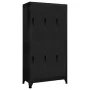 Taquilla de acero negro 90x45x180 cm de vidaXL, Taquillas y armarios de almacenamiento - Ref: Foro24-339798, Precio: 342,73 €...