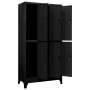 Taquilla de acero negro 90x45x180 cm de vidaXL, Taquillas y armarios de almacenamiento - Ref: Foro24-339798, Precio: 365,49 €...