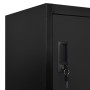 Taquilla de acero negro 90x45x180 cm de vidaXL, Taquillas y armarios de almacenamiento - Ref: Foro24-339798, Precio: 365,49 €...