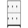 Anthracite gray and white steel locker 90x45x180 cm by vidaXL, Lockers and storage cabinets - Ref: Foro24-339800, Price: 370,...