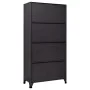 Anthracite gray and white steel locker 90x45x180 cm by vidaXL, Lockers and storage cabinets - Ref: Foro24-339800, Price: 370,...