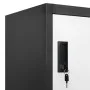 Anthracite gray and white steel locker 90x45x180 cm by vidaXL, Lockers and storage cabinets - Ref: Foro24-339800, Price: 370,...