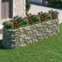 Arriate de gaviones de hierro galvanizado 400x100x100 cm en Macetas y jardineras | Comprar online en Foru.es