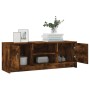 Mueble de TV madera de ingeniería roble ahumado 102x30x37,5 cm de vidaXL, Muebles TV - Ref: Foro24-823258, Precio: 57,89 €, D...