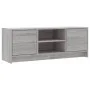 Mueble para TV madera de ingeniería gris Sonoma 102x30x37,5 cm de vidaXL, Muebles TV - Ref: Foro24-823259, Precio: 61,33 €, D...