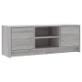 Mueble para TV madera de ingeniería gris Sonoma 102x30x37,5 cm de vidaXL, Muebles TV - Ref: Foro24-823259, Precio: 61,88 €, D...