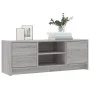 Mueble para TV madera de ingeniería gris Sonoma 102x30x37,5 cm de vidaXL, Muebles TV - Ref: Foro24-823259, Precio: 61,33 €, D...