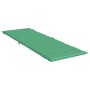 Cojín de tumbona de tela Oxford verde 186x58x4 cm en Decoración | Comprar online en Foru.es