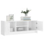 Mueble de TV madera de ingeniería blanco brillo 102x30x37,5 cm de vidaXL, Muebles TV - Ref: Foro24-823255, Precio: 63,02 €, D...
