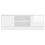 Mueble de TV madera de ingeniería blanco brillo 102x30x37,5 cm de vidaXL, Muebles TV - Ref: Foro24-823255, Precio: 63,02 €, D...