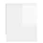 Mueble de TV madera de ingeniería blanco brillo 102x30x37,5 cm de vidaXL, Muebles TV - Ref: Foro24-823255, Precio: 63,02 €, D...