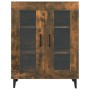 Aparador de madera de ingeniería roble ahumado 69,5x34x90 cm de vidaXL, Aparadores - Ref: Foro24-817336, Precio: 78,82 €, Des...