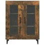 Smoked oak engineered wood sideboard 69.5x34x90 cm by vidaXL, Sideboards - Ref: Foro24-817336, Price: 64,02 €, Discount: %