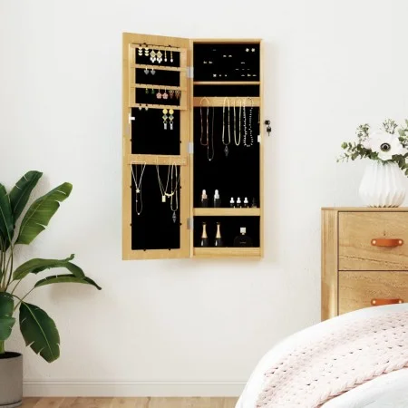 Espejo con joyero de pared 30x8,5x90 cm de vidaXL, Espejos - Ref: Foro24-353213, Precio: 88,81 €, Descuento: %