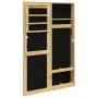 Espejo con joyero de pared 30x8,5x90 cm de vidaXL, Espejos - Ref: Foro24-353213, Precio: 88,81 €, Descuento: %