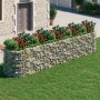 Arriate de gaviones de hierro galvanizado 500x100x100 cm en Macetas y jardineras | Comprar online en Foru.es