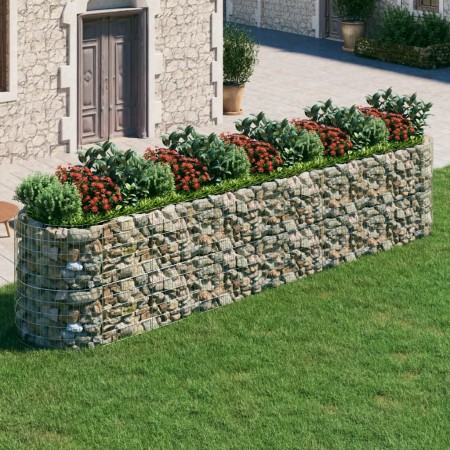 Arriate de gaviones de hierro galvanizado 500x100x100 cm en Macetas y jardineras | Comprar online en Foru.es