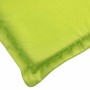 Cojín de tumbona de tela Oxford verde claro 186x58x4 cm en Decoración | Comprar online en Foru.es