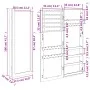 Espejo con joyero de pared blanco 37,5x10x106 cm de vidaXL, Espejos - Ref: Foro24-353217, Precio: 100,25 €, Descuento: %
