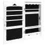 Espejo con joyero de pared blanco 37,5x10x67 cm de vidaXL, Espejos - Ref: Foro24-353220, Precio: 77,97 €, Descuento: %