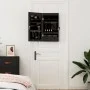 Schwarzer Wandspiegel mit Schmuckschatulle 37,5x10x67 cm von vidaXL, Spiegel - Ref: Foro24-353221, Preis: 82,52 €, Rabatt: %
