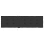Cojín para tumbona negro (75+105)x50x4 cm en Decoración | Comprar online en Foru.es