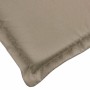 Cojín para tumbona gris taupe (75+105)x50x4 cm en Decoración | Comprar online en Foru.es