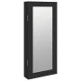 Espejo con joyero de pared negro 30x8,5x67 cm de vidaXL, Espejos - Ref: Foro24-353209, Precio: 67,22 €, Descuento: %