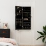 Espejo con joyero de pared negro 37,5x10x106 cm de vidaXL, Espejos - Ref: Foro24-353218, Precio: 107,99 €, Descuento: %
