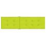 Cojín para tumbona verde brillante (75+105)x50x4 cm en Decoración | Comprar online en Foru.es