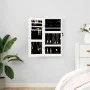 Espejo con joyero de pared blanco 30x8,5x67 cm de vidaXL, Espejos - Ref: Foro24-353208, Precio: 73,29 €, Descuento: %