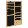Espejo con joyero de pared 37,5x10x106 cm de vidaXL, Espejos - Ref: Foro24-353228, Precio: 124,93 €, Descuento: %