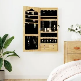Espejo con joyero de pared 37,5x10x90 cm de vidaXL, Espejos - Ref: Foro24-353225, Precio: 93,70 €, Descuento: %