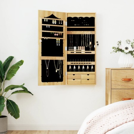 Espejo con joyero de pared 37,5x10x90 cm de vidaXL, Espejos - Ref: Foro24-353225, Precio: 95,32 €, Descuento: %