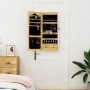 Espejo con joyero de pared 37,5x10x90 cm de vidaXL, Espejos - Ref: Foro24-353225, Precio: 95,32 €, Descuento: %