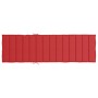 Cojín de tumbona de tela Oxford rojo 200x50x3 cm en Decoración | Comprar online en Foru.es