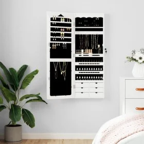 White wall mirror with jewelry box 37.5x10x106 cm by vidaXL, Mirrors - Ref: Foro24-353226, Price: 138,40 €, Discount: %
