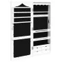 Espejo con joyero de pared blanco 37,5x10x90 cm de vidaXL, Espejos - Ref: Foro24-353223, Precio: 92,54 €, Descuento: %