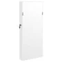 Espejo con joyero de pared blanco 37,5x10x90 cm de vidaXL, Espejos - Ref: Foro24-353223, Precio: 92,54 €, Descuento: %
