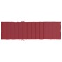 Cojín de tumbona de tela Oxford rojo tinto 200x50x3 cm en Decoración | Comprar online en Foru.es