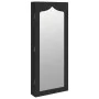 Espejo con joyero de pared negro 37,5x10x90 cm de vidaXL, Espejos - Ref: Foro24-353224, Precio: 80,30 €, Descuento: %